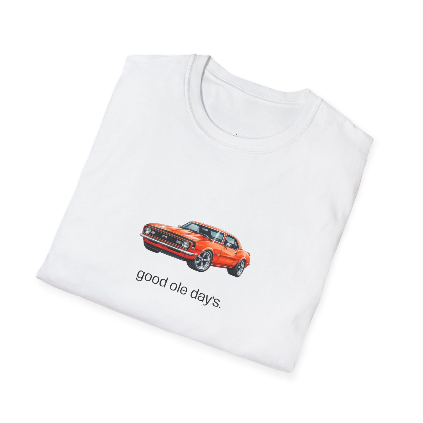 1968 Camaro SS Good Ole Days T-Shirt | Classic Muscle Car Tee | Personalized Camaro Shirt | Vintage Car Gift