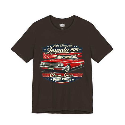 1961 Chevrolet Impala Red Pride - Premium Tee