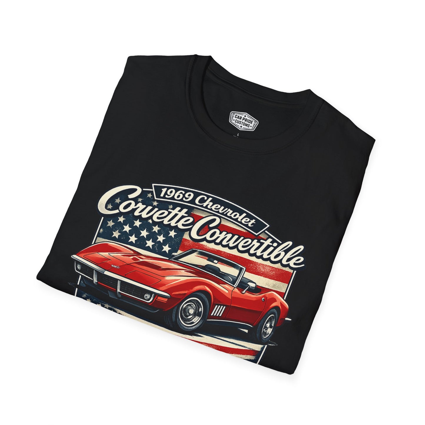 1969 Chevrolet Corvette Convertible Red Pride - Standard Tee
