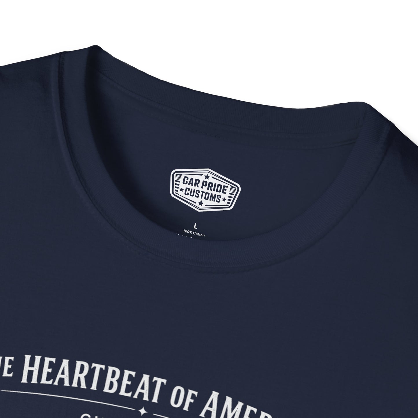 Chevy Camaro Evolution T-Shirt | Heartbeat of America Camaro Graphic Tee | Classic Chevrolet Muscle Car Shirt