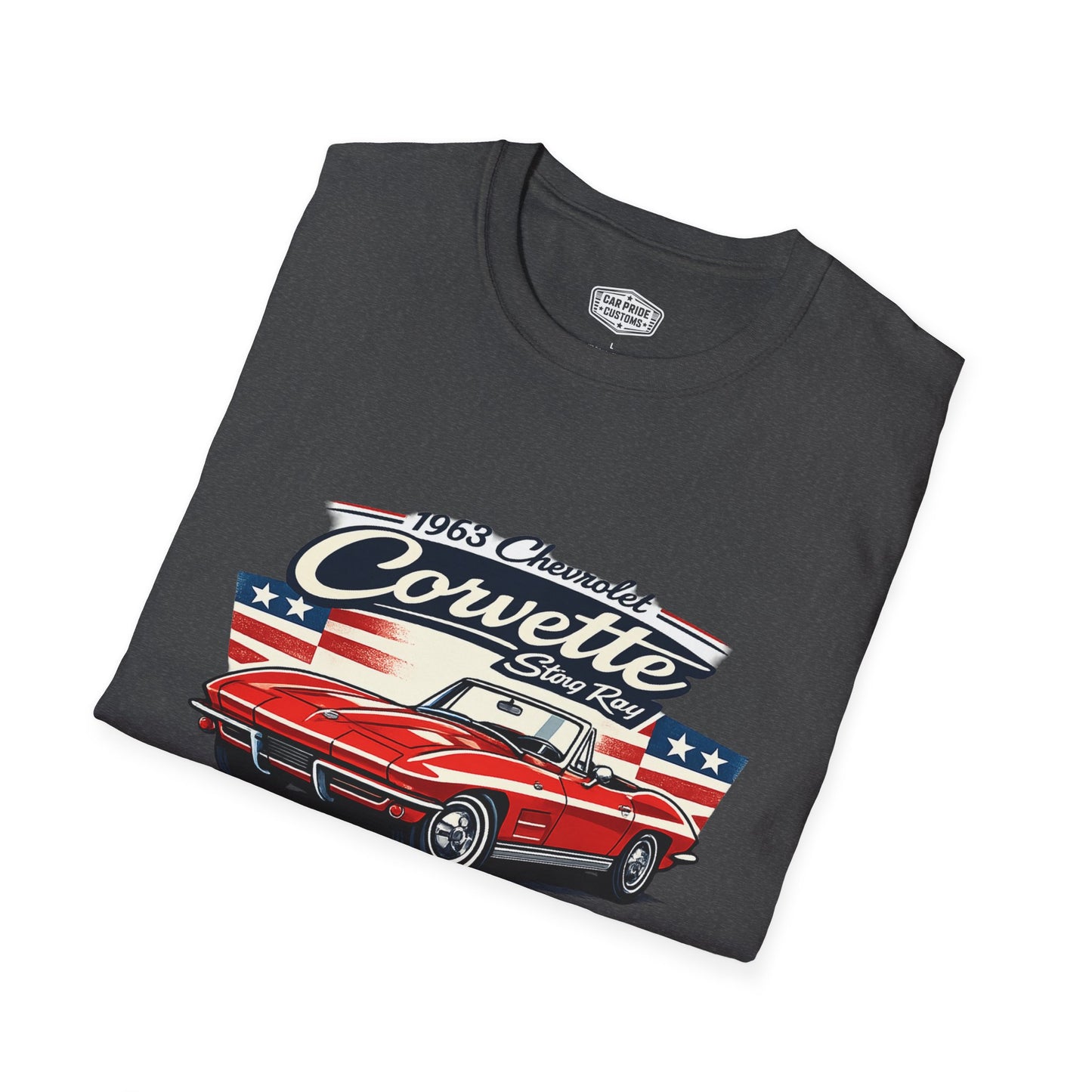 1963 Chevrolet Corvette Stingray Convertible Pride - Standard Tee