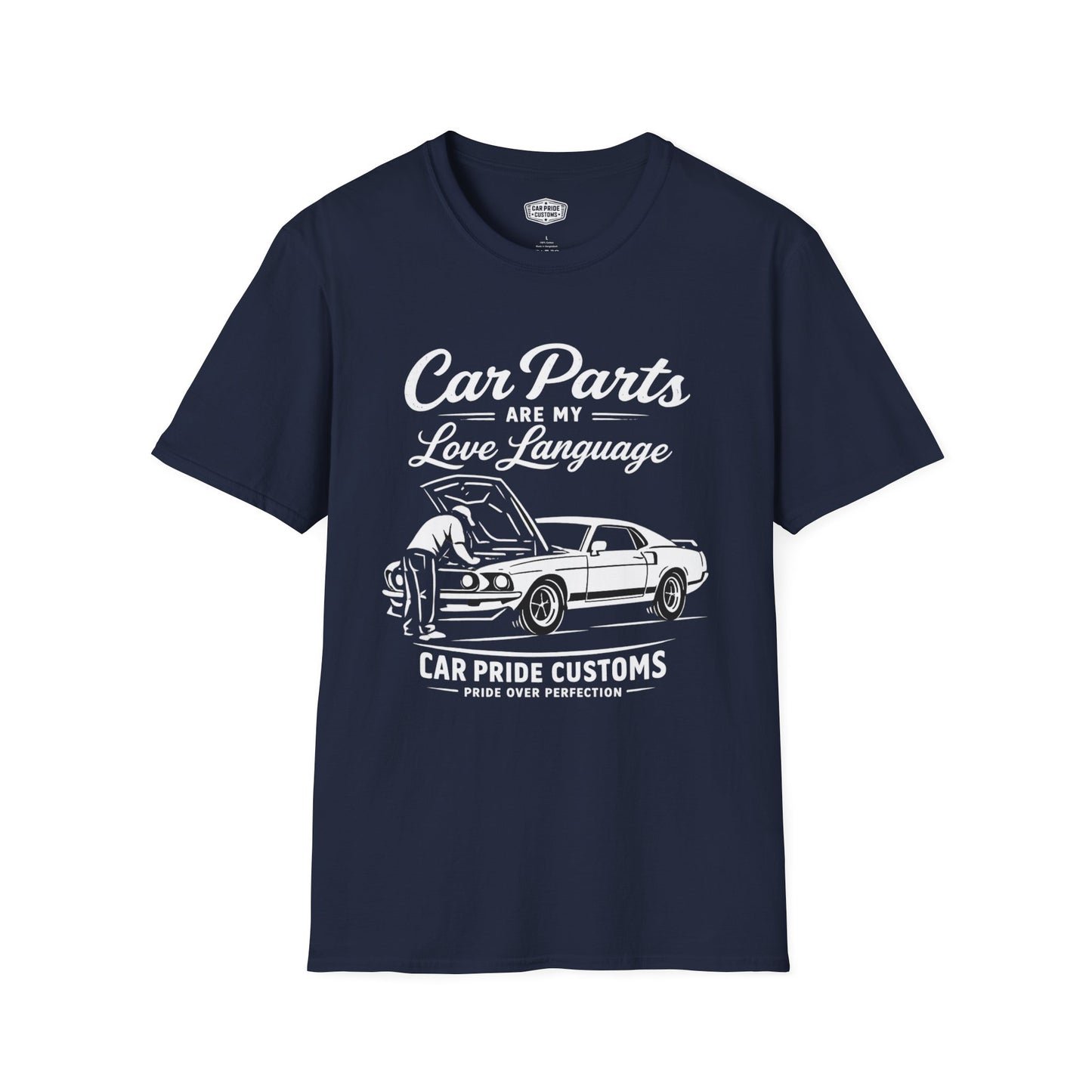 Funny Car T-Shirt | Car Guy Gift | Mechanic Shirt | 1969 Ford Mustang Mach 1 |Car Parts