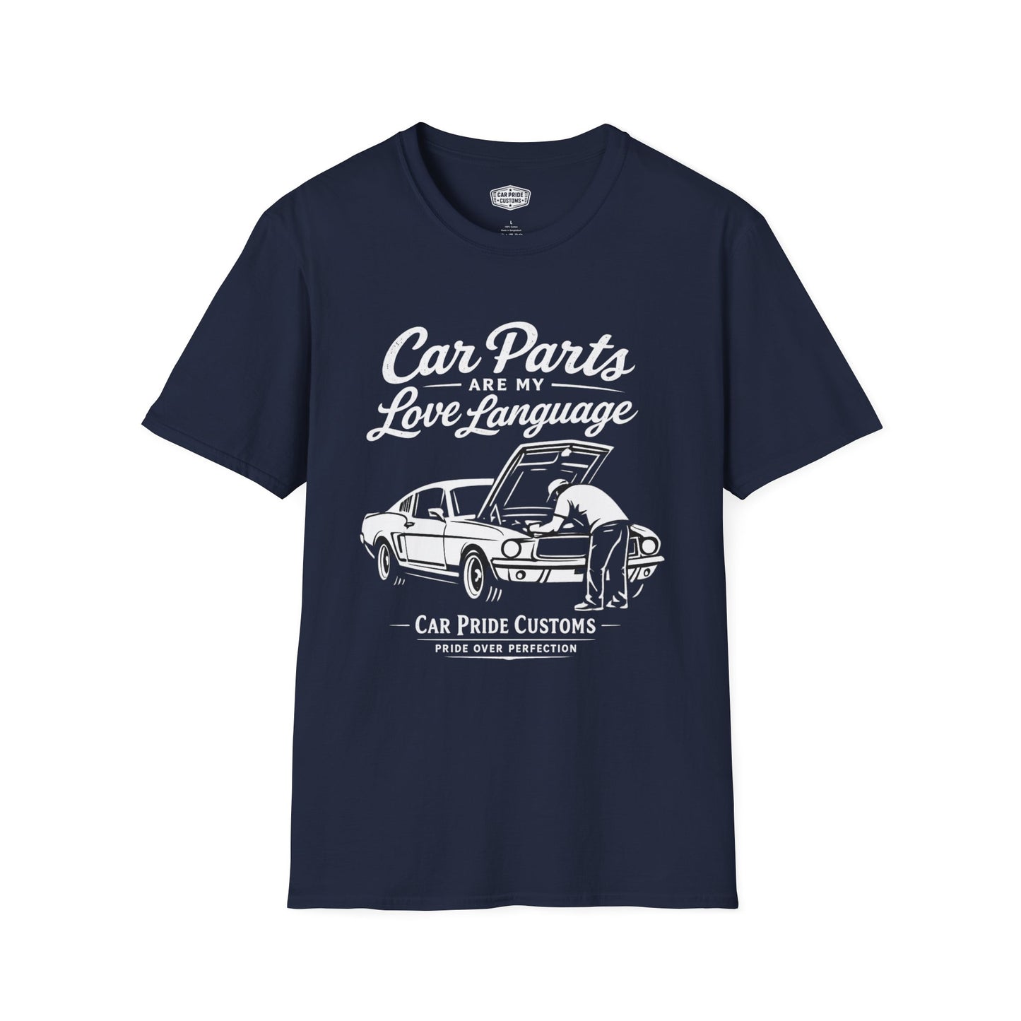 Funny Car T-Shirt | Car Guy Gift | Mechanic Shirt | 1968 Ford Mustang |Car Parts