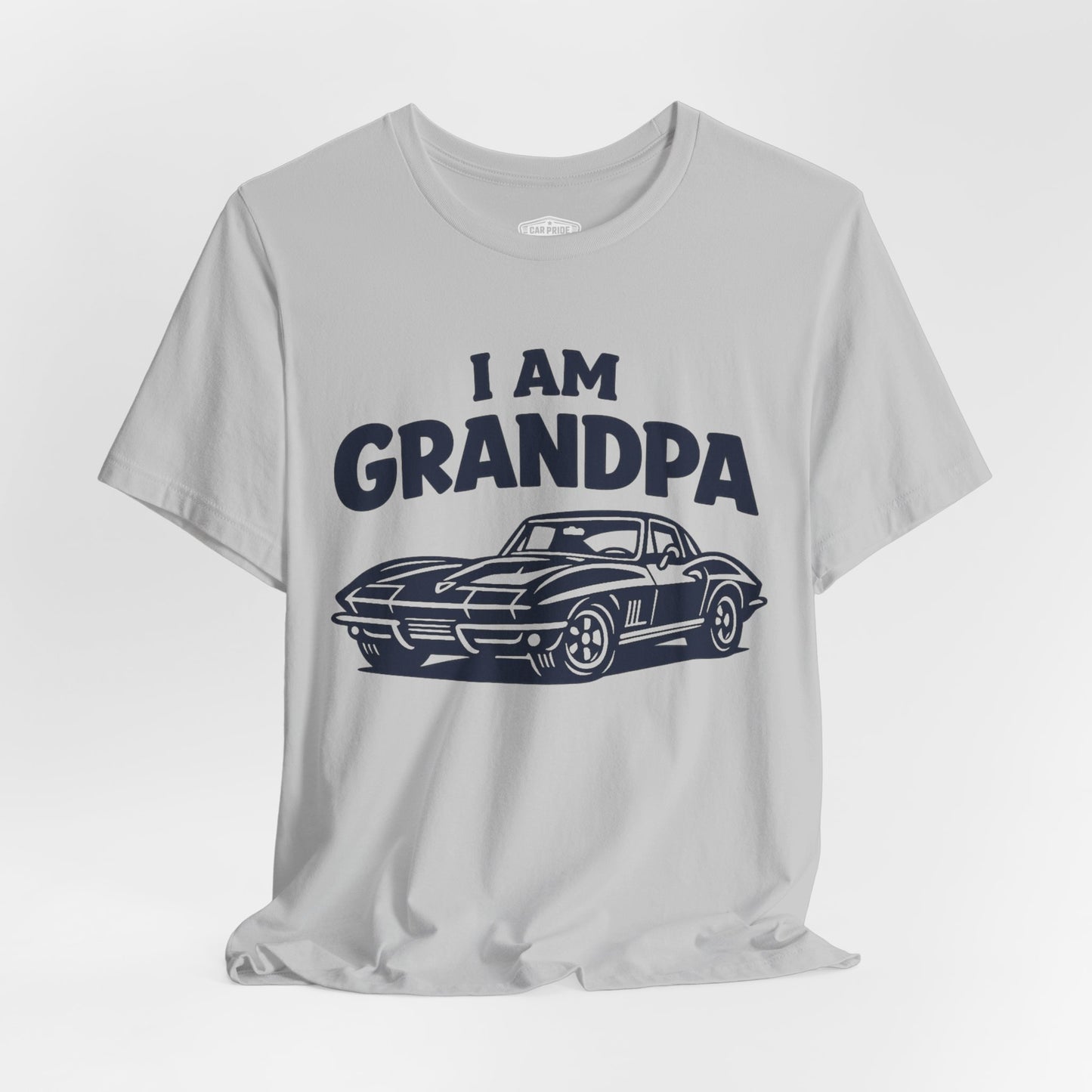 Funny Car T-Shirt | Classic Car Grandpa T-Shirt| Grandpa Car Lover Gift | 1967 Chevrolet Corvette | I am Grandpa