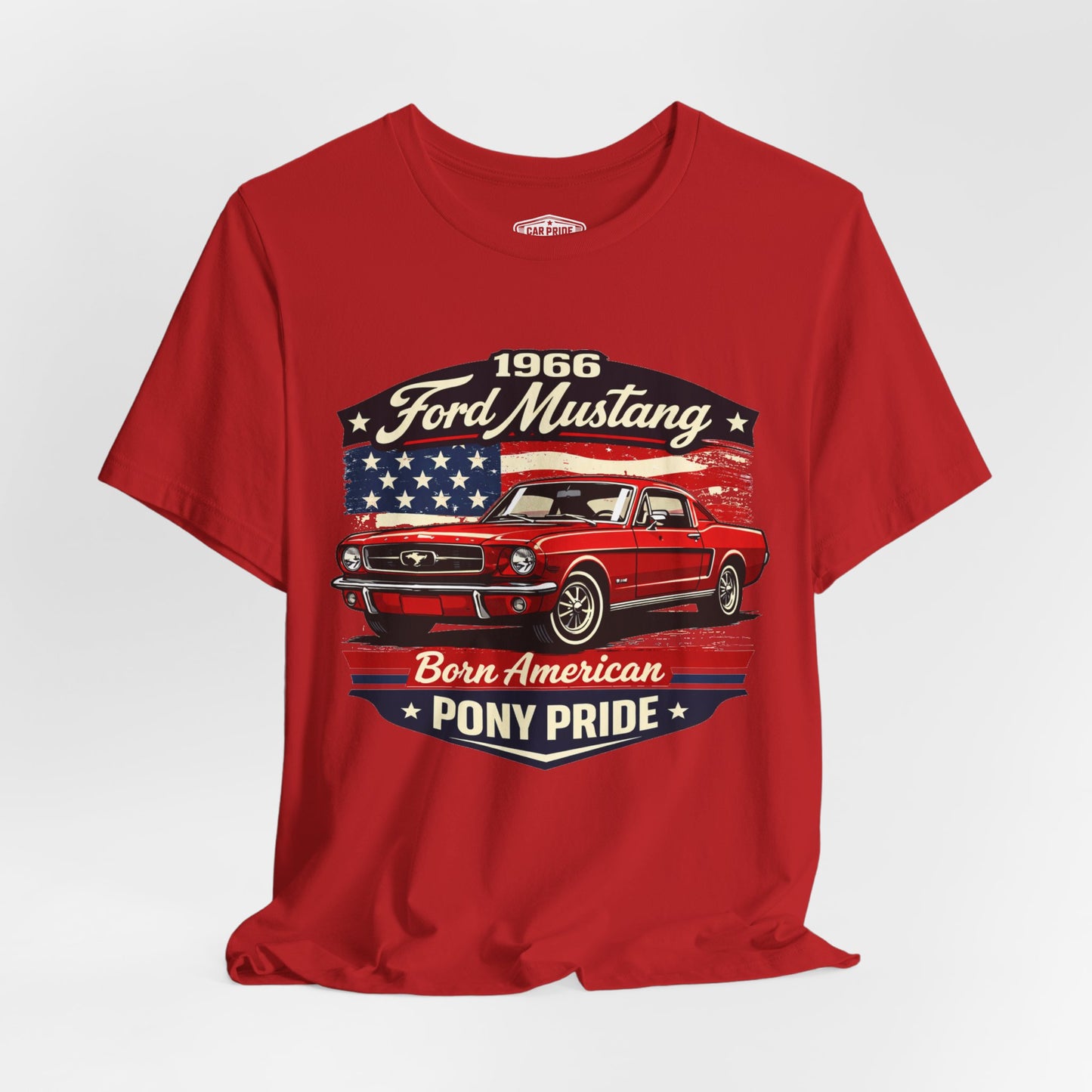 1966 Ford Mustang Red Pride - Premium Tee