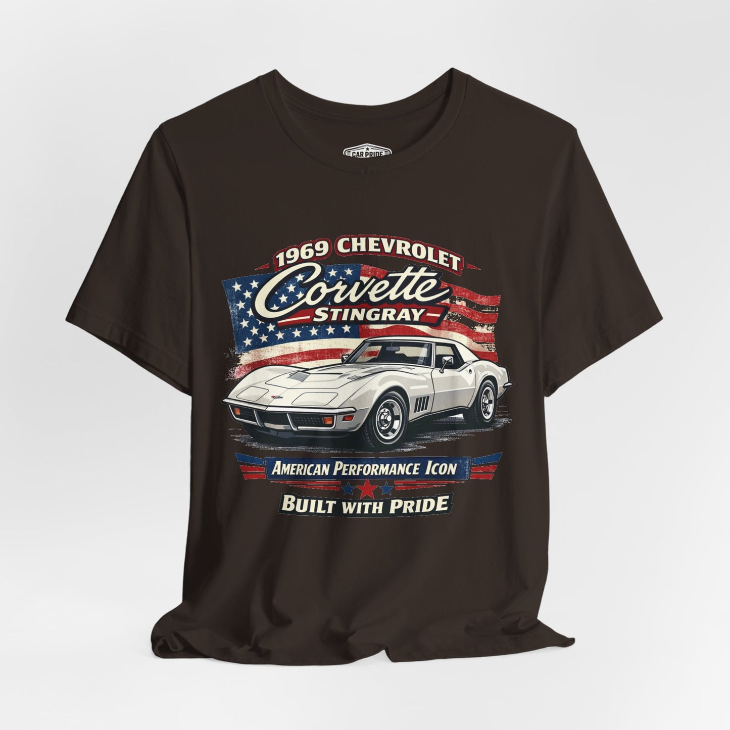 1969 Chevrolet Corvette Stingray White Pride - Premium Tee