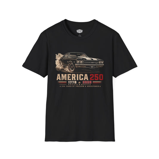 USA 250 Chevelle Shirt | USA 250th Anniversary Gift | Classic Car Lover Shirt