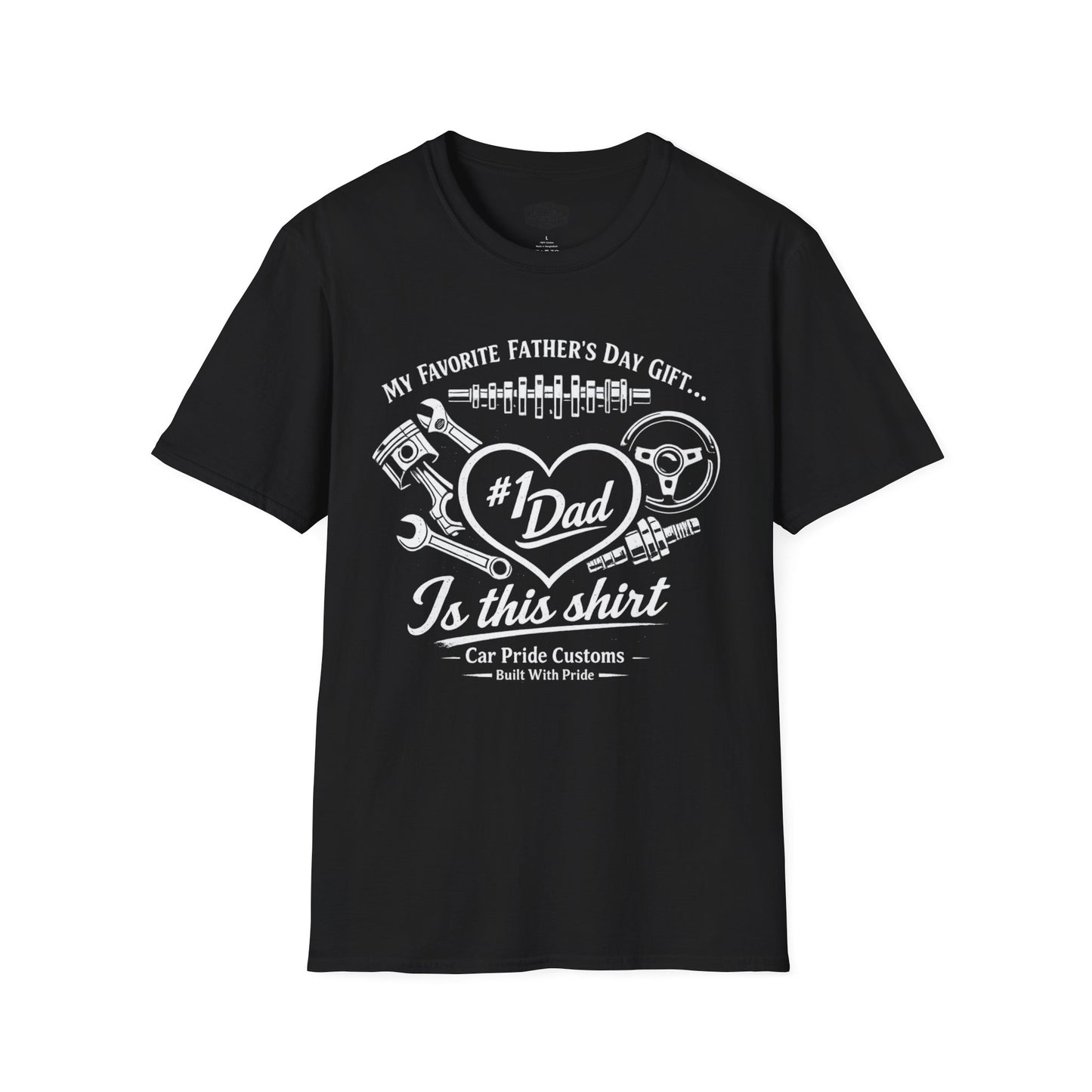 #1 Dad Car Shirt | Father’s Day Gift Is This Shirt | Funny Dad Car Shirt | Car Guy Gift | Automotive Tee
