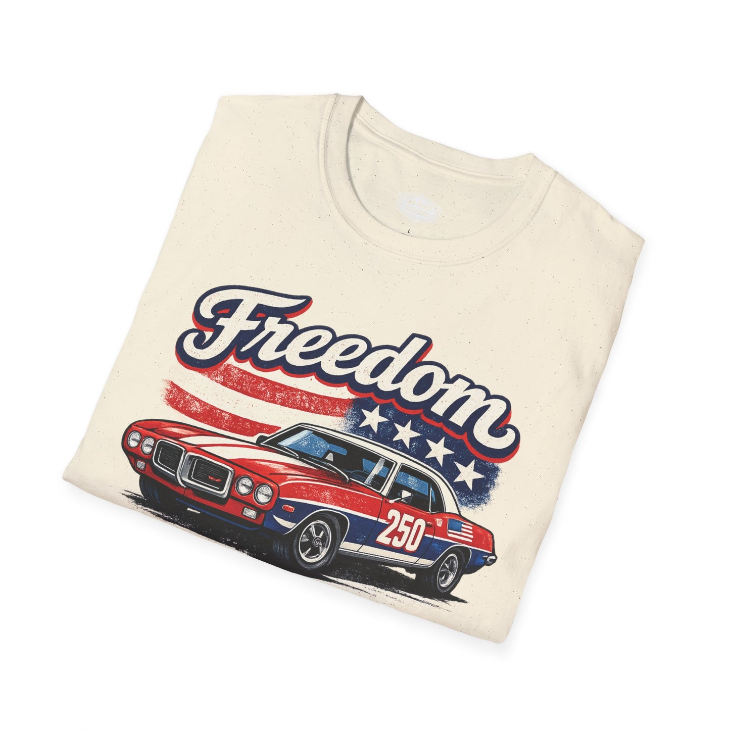 Freedom Firebird 250 Patriotic American Muscle Car T-Shirt | Fathers Day Gift | Car Enthusiast Tee