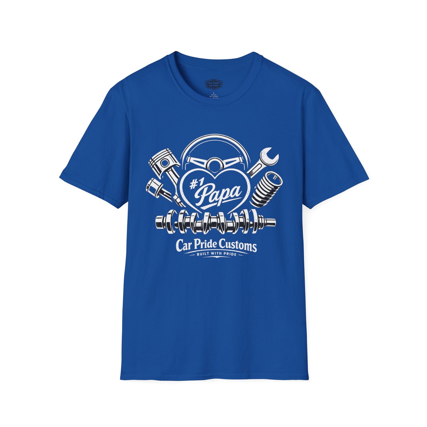 #1 Papa Car Shirt | Father’s Day Gift for Papa | Car Lover Shirt | Grandpa Car Shirt | Automotive Tee