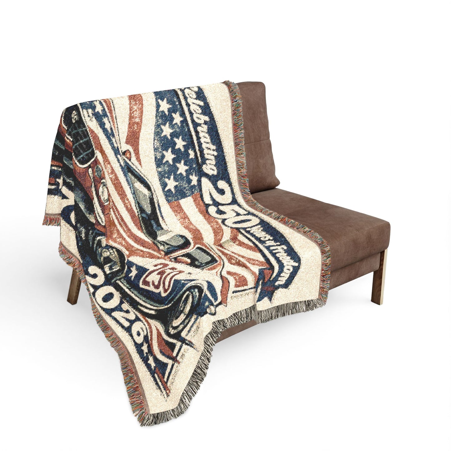 Camaro SS Woven Throw Americana Patriotic Blanket | Automotive Home Decor | Collector Gift | Fathers Day Gift | Car Lover Gift
