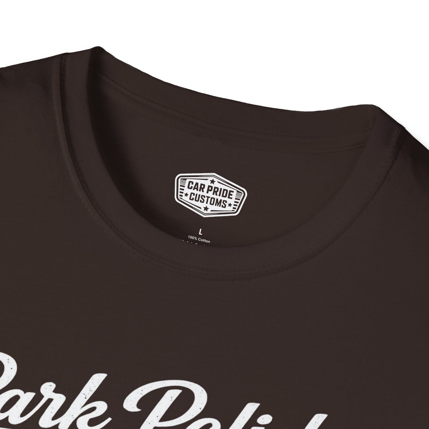 Park Polish Repeat | 1975 Chevy Silverado T-Shirt | Funny Square Body Truck Show Graphic Tee | Chevrolet Truck Shirt