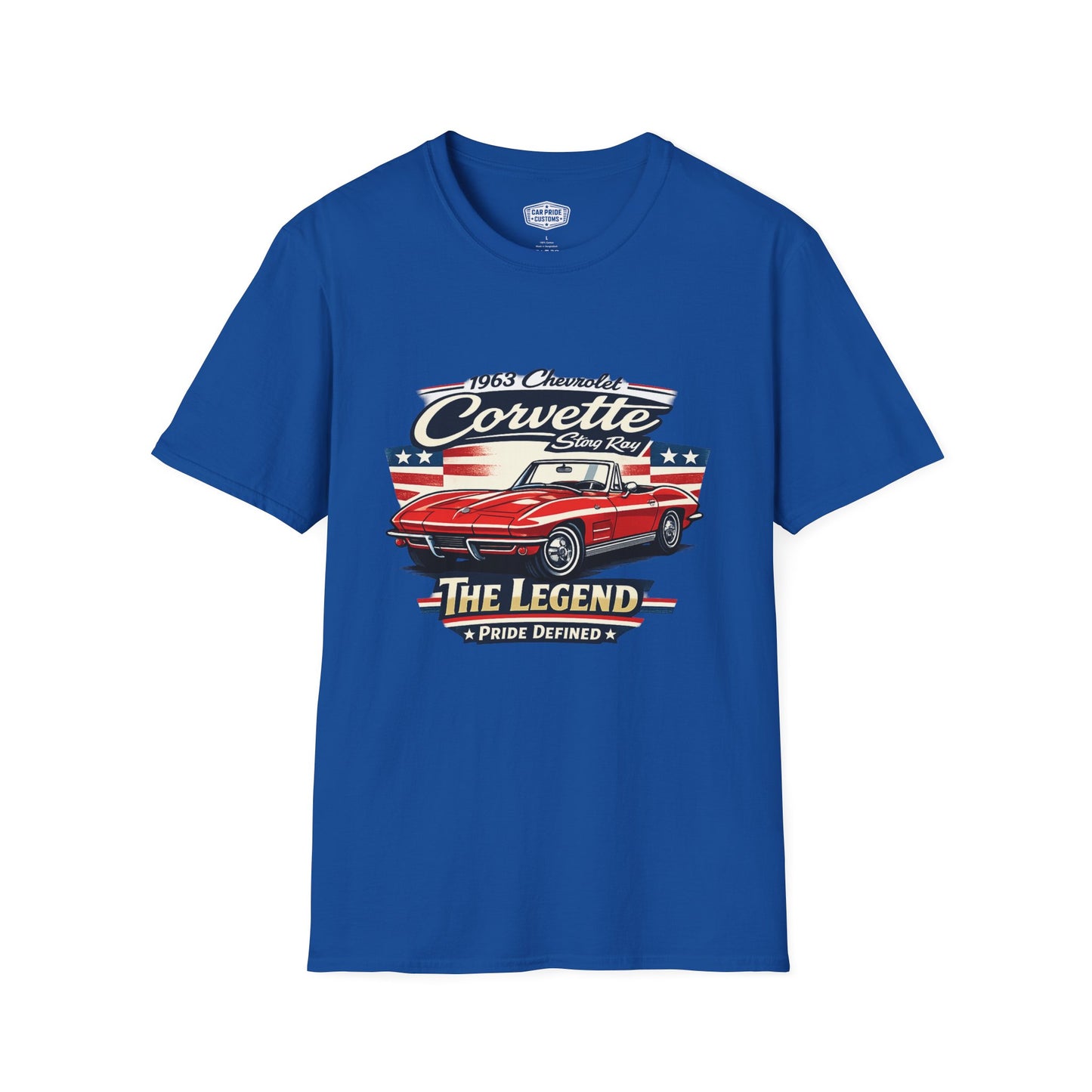 1963 Chevrolet Corvette Stingray Convertible Pride - Standard Tee