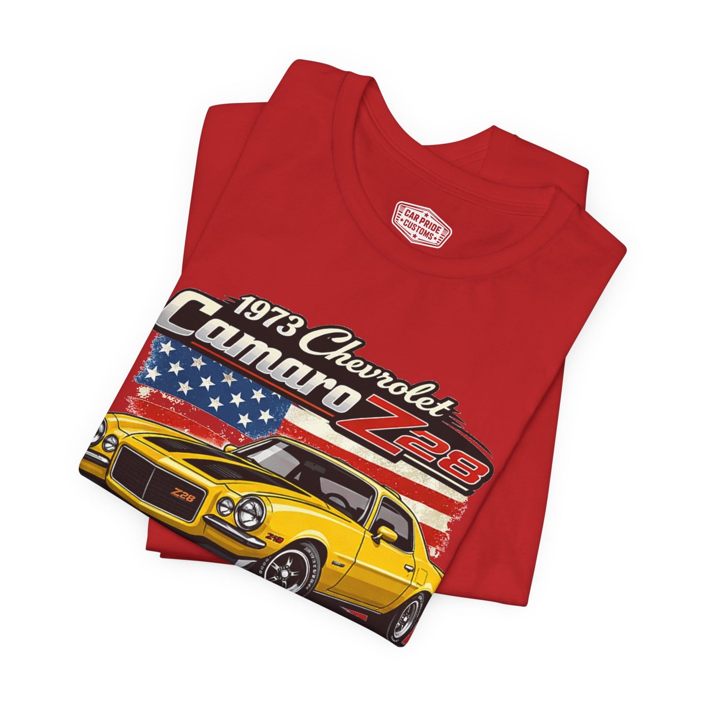1973 Chevrolet Camaro Shirt | Classic Car Gift for Dad | American Pride | Vintage | Classic | Premium Soft