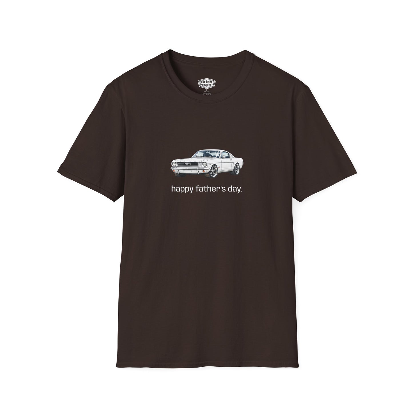 1965 Ford Mustang Happy Father’s Day T-Shirt | Classic Mustang Tee | Personalized Dad Car Shirt