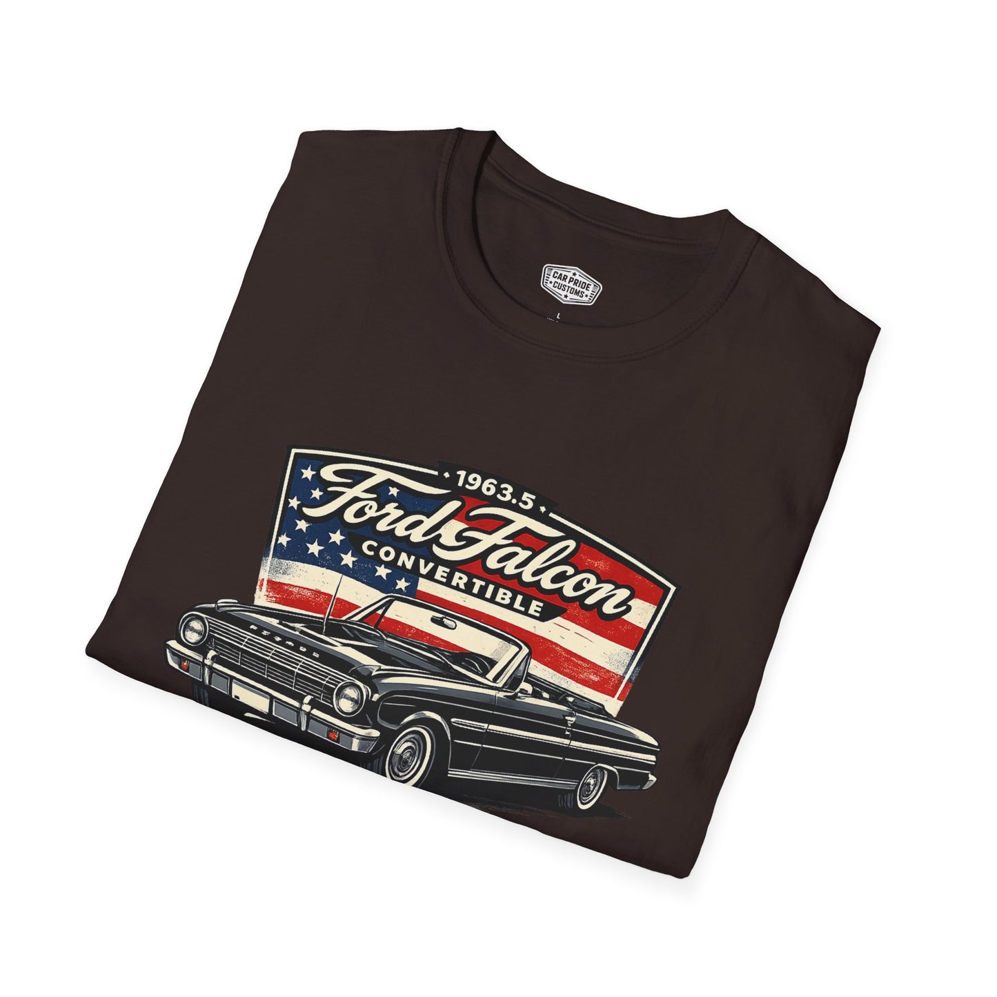 1963.5 Ford Falcon Convertible Black Pride - Standard Tee