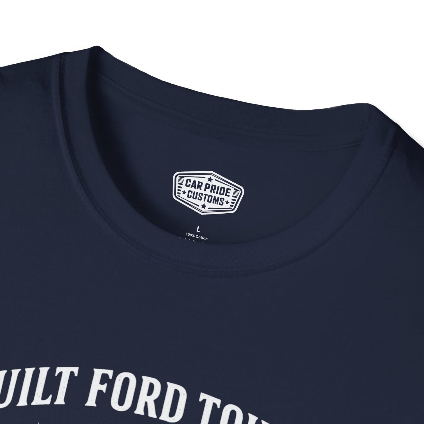 Ford Truck Line Evolution T-Shirt | Built Ford Tough Pickup Graphic Tee | Classic Ford Shirt for Truck Guys