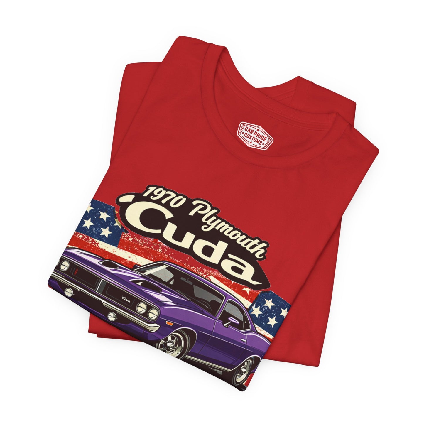 1970 Plymouth Cuda Purple Pride - Premium Tee