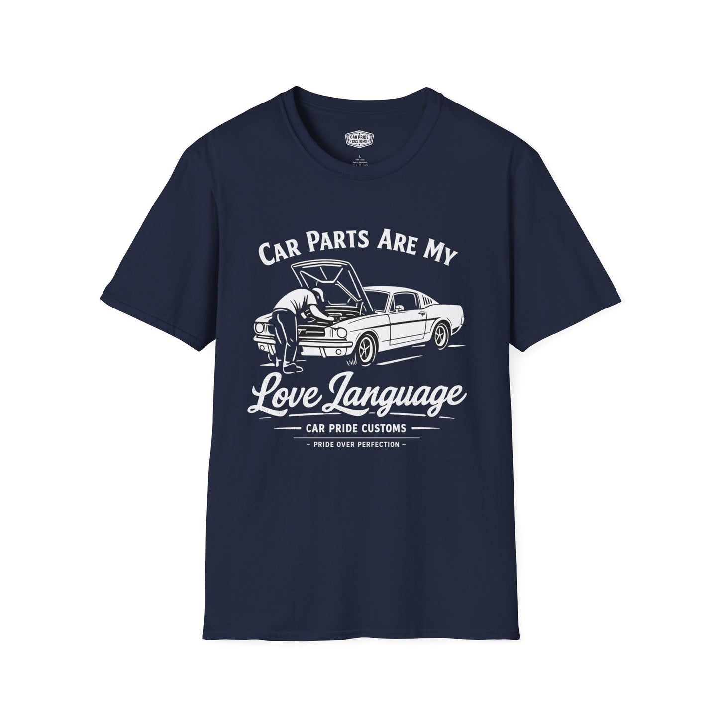Funny Car T-Shirt | Car Guy Gift | Mechanic Shirt | 1966 Ford Mustang |Car Parts