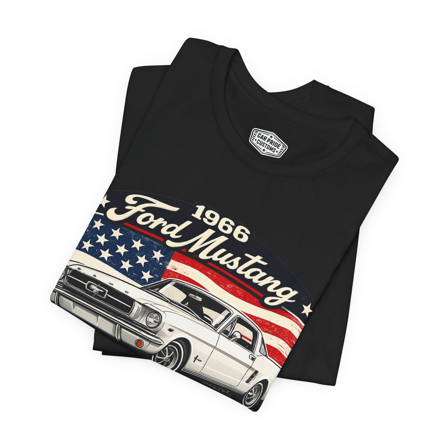 1966 Ford Mustang White Pride - Premium Tee
