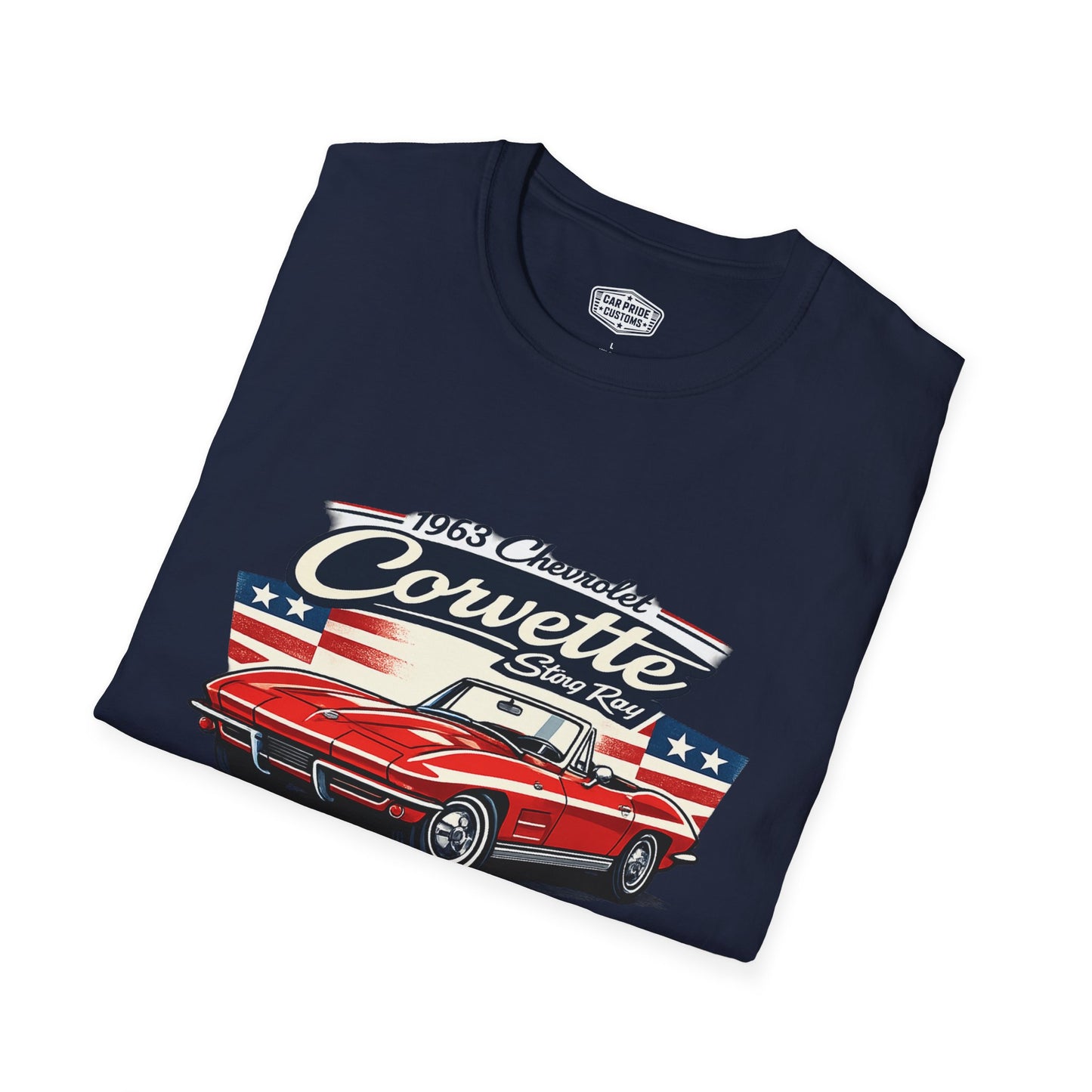 1963 Chevrolet Corvette Stingray Convertible Pride - Standard Tee