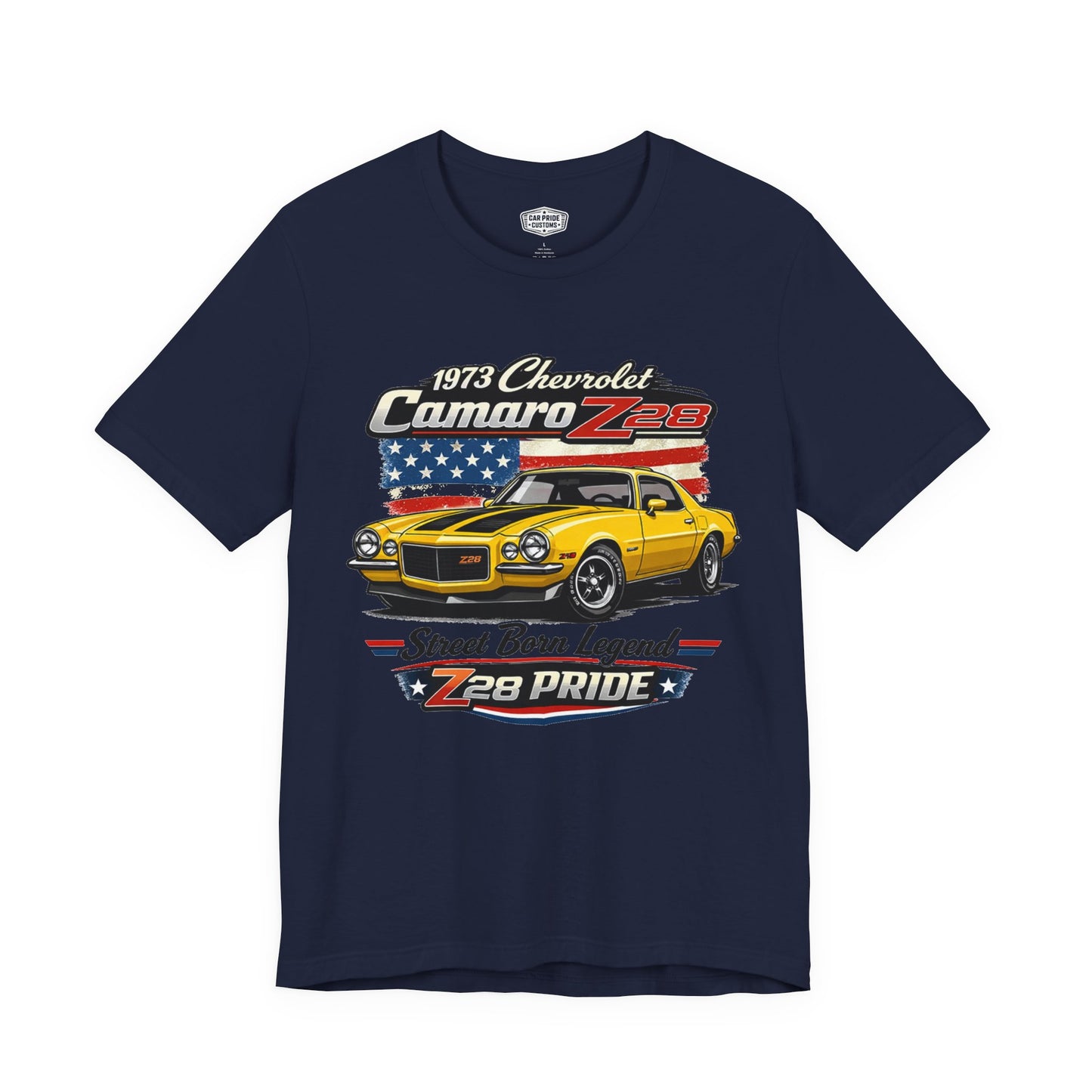 1973 Chevrolet Camaro Shirt | Classic Car Gift for Dad | American Pride | Vintage | Classic | Premium Soft