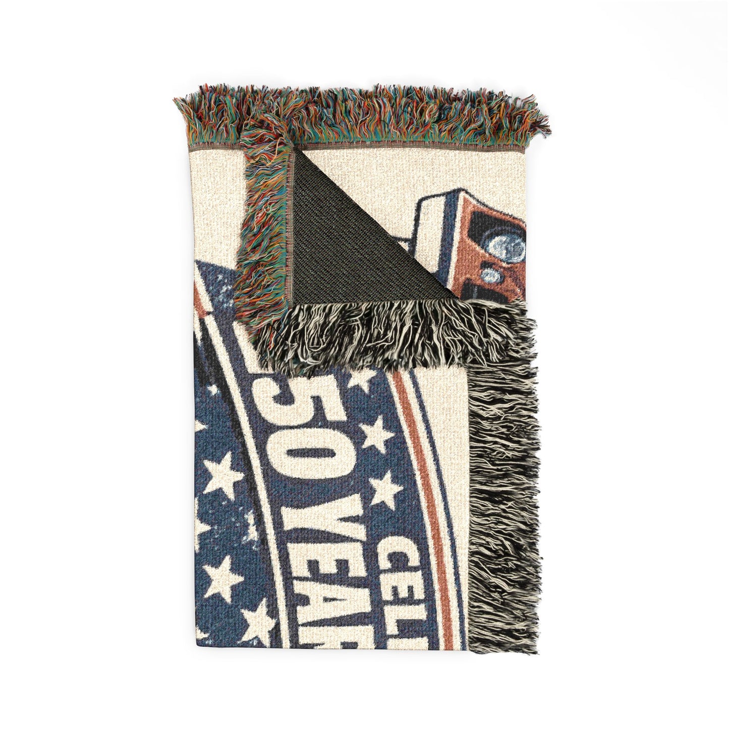 Trans AM Z28 Woven Throw Americana Patriotic Blanket | Automotive Home Decor | Collector Gift | Fathers Day Gift | Car Lover Gift