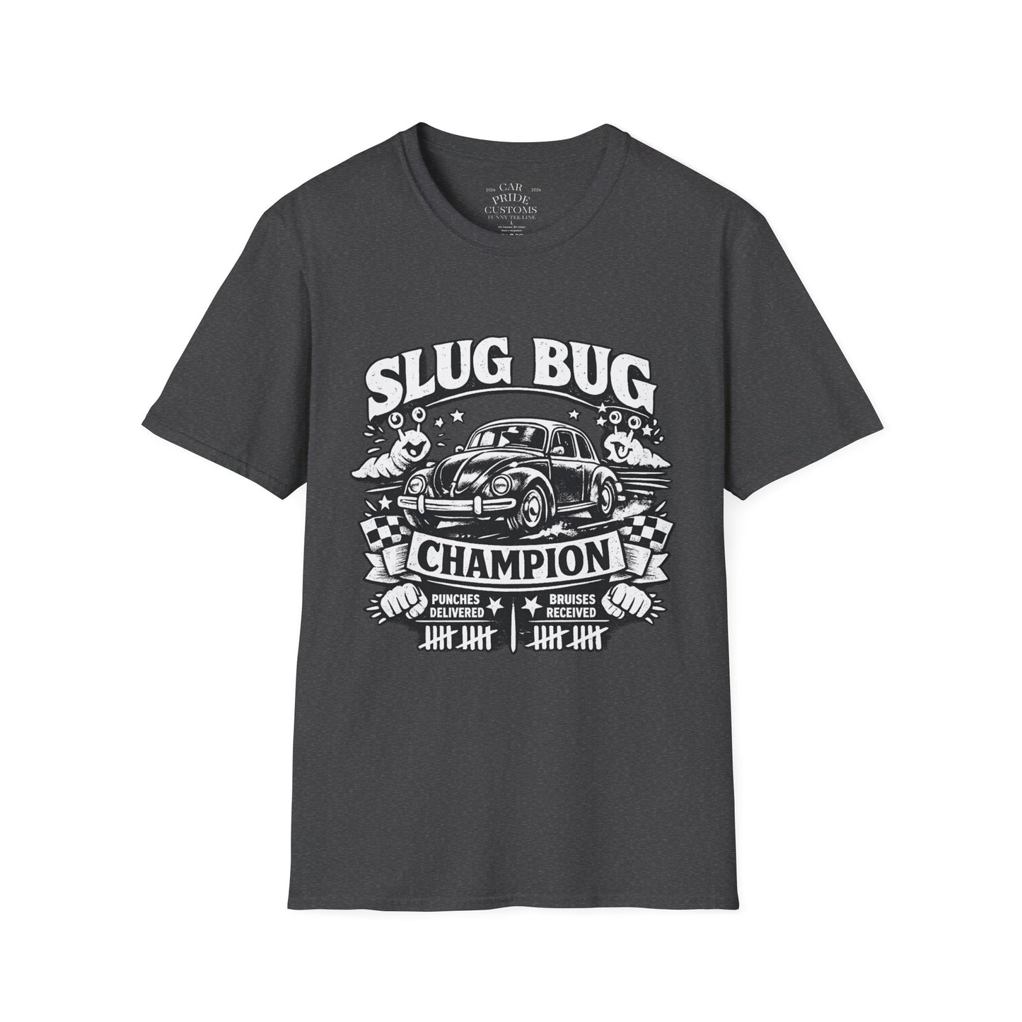 Slug Bug Champion | Funny Car Lover T-Shirt | Fathers Day Gift for Dad | Hot Rod | Car Lover Gift